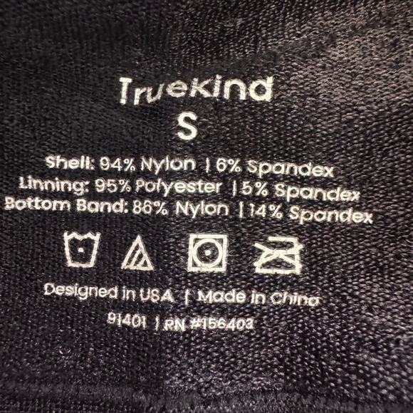 TRUEKIND Wireless Hookless Pullover Wide Strap Bralette - Size S BLACK - Picture 2 of 5